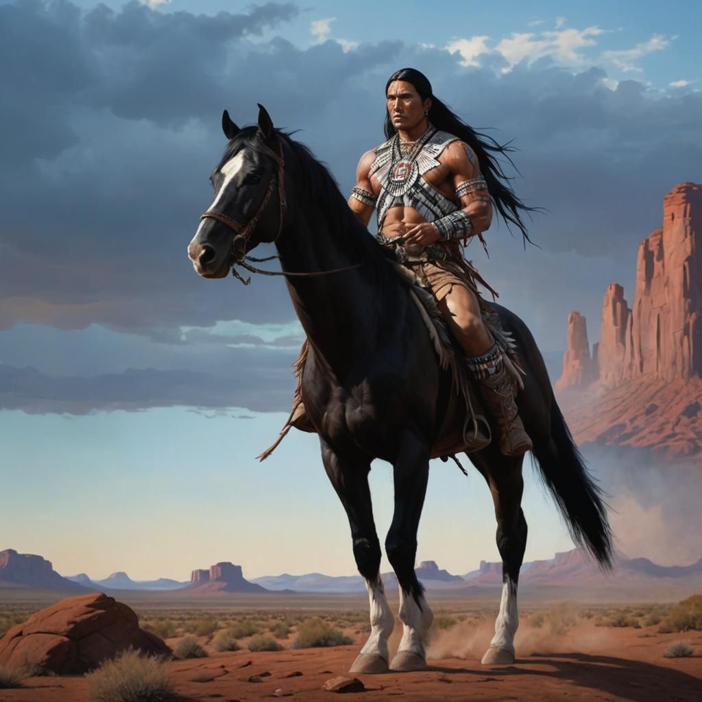 Native american, young Warrior (5)