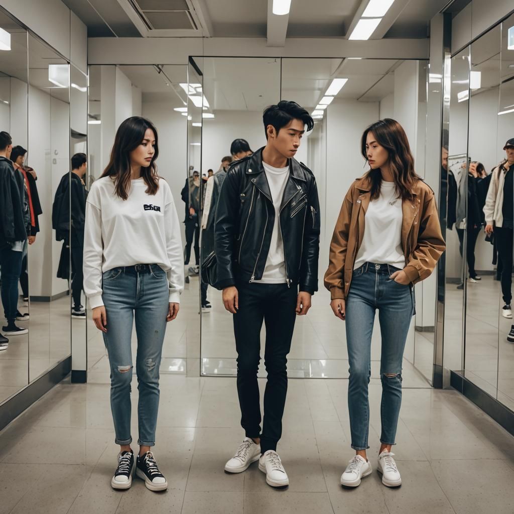 Heartbreak Mirror: A Colorful Matte Painting of Hope