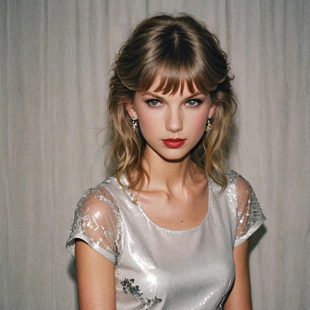 Vintage Portrait Evokes 1980s Nostalgia