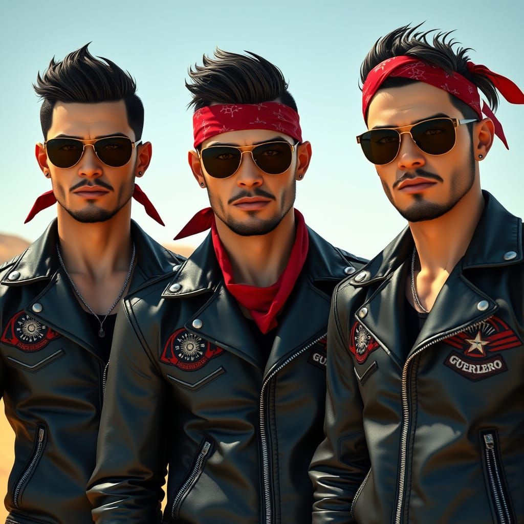 Guerrero Family Gang Leaders in Desert Streetwear