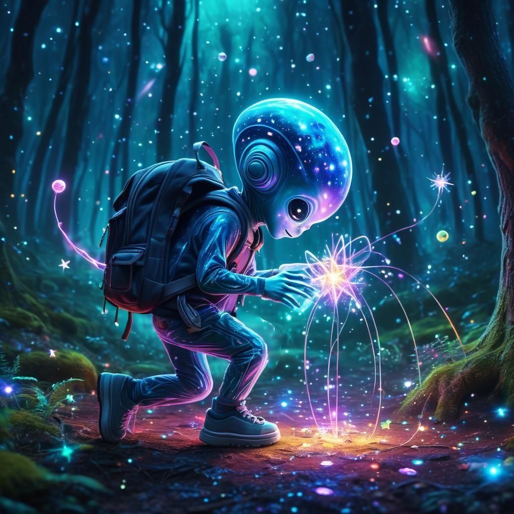 Star collecting for the night sky