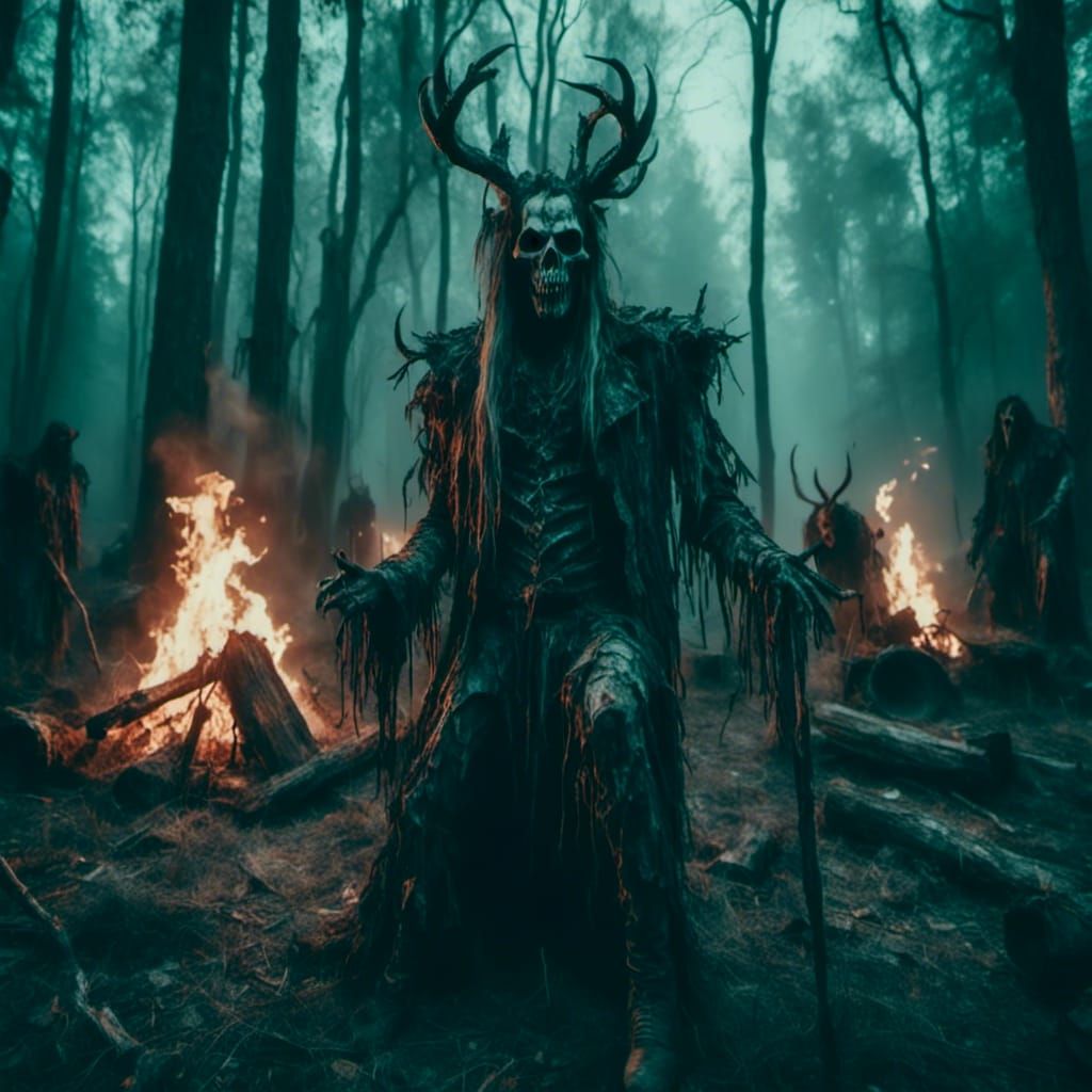 The Misfits Concert in Forest, Macabre Style