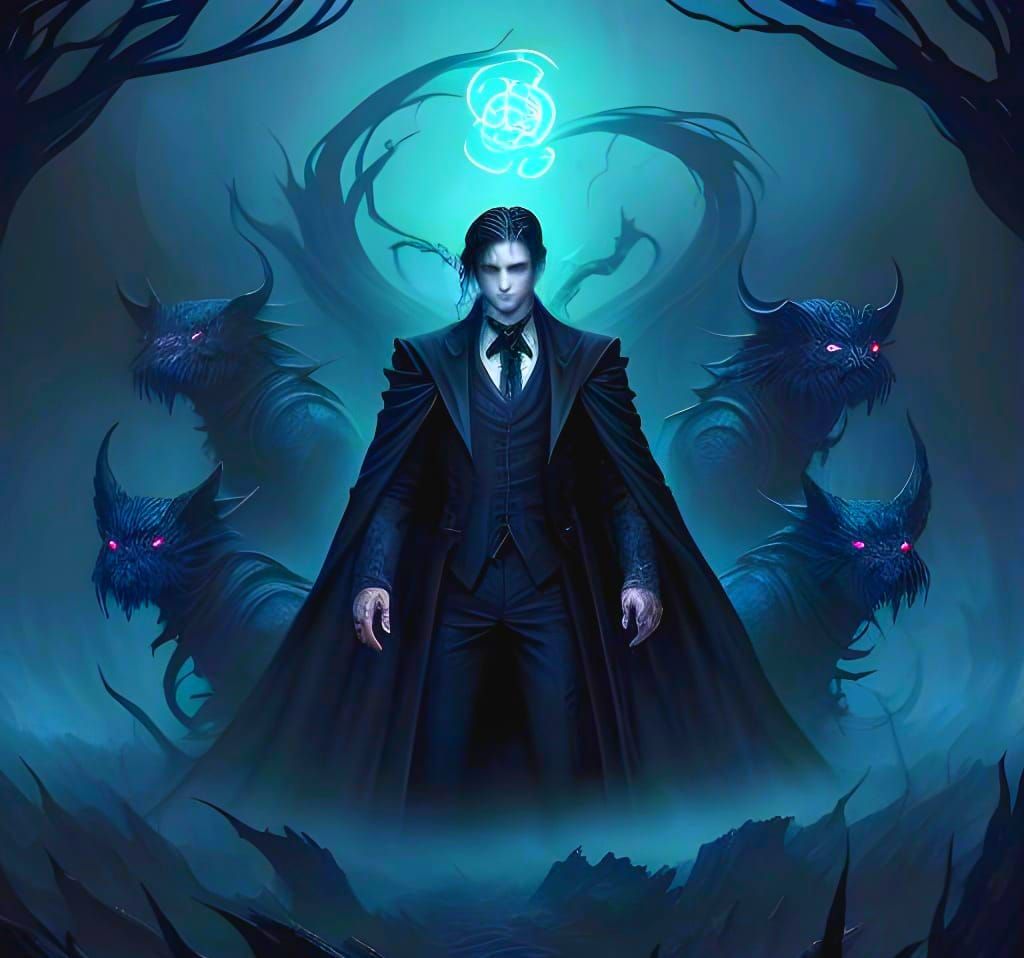 Gothic Warrior Rises from a Forgotten Tome