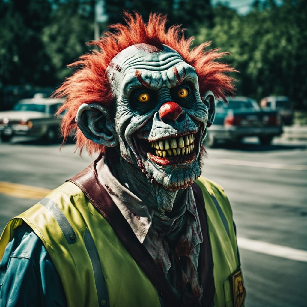 Epic Cinematic Masterpiece of a Grinning Maniacal School Cro...