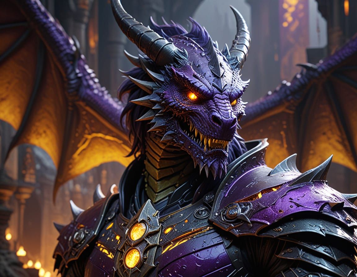 Dark Fantasy Dragon Highlord Verminaard in Cinematic Glory