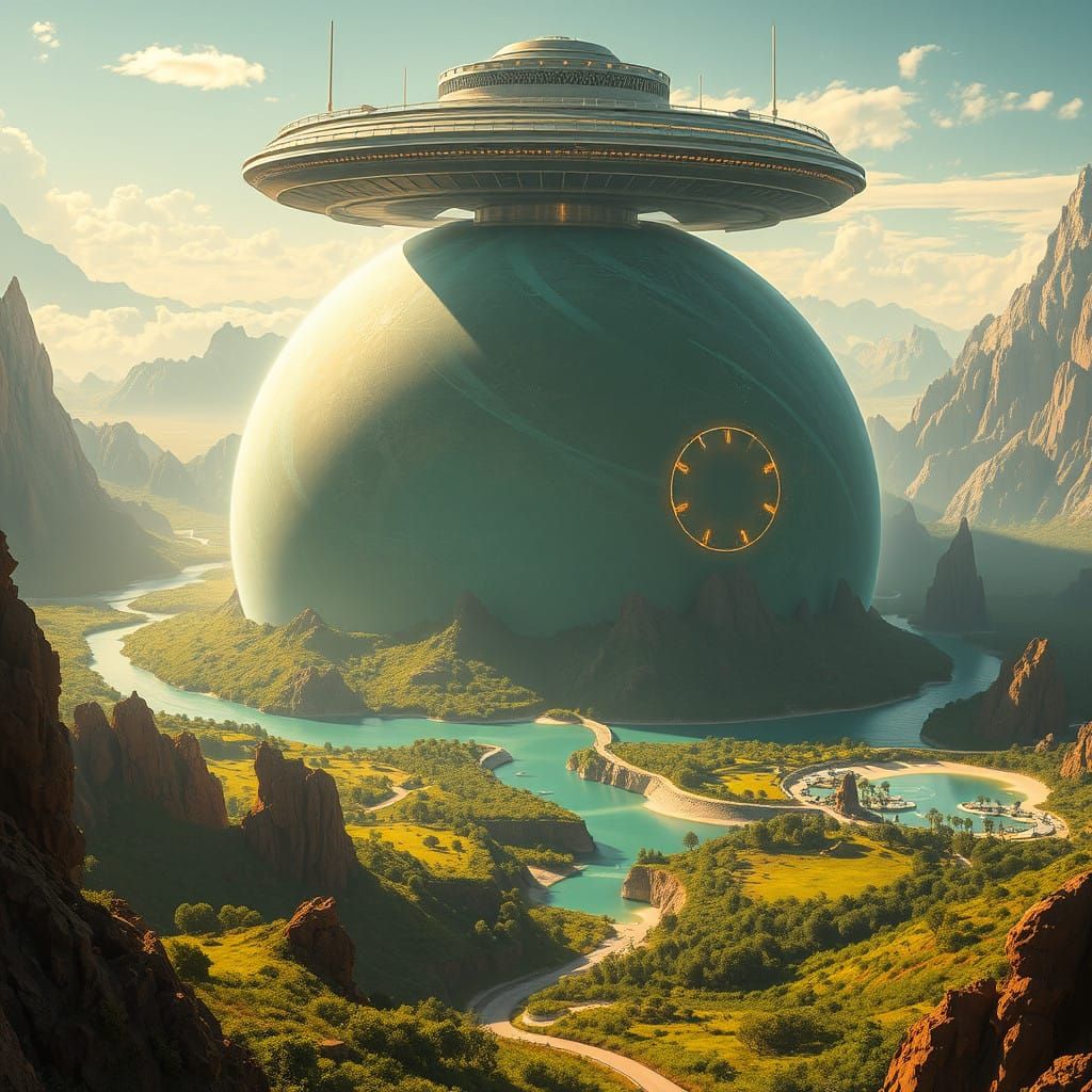 Reborn Galactic Haven: A Star Wars-Inspired Planet of Hope a...