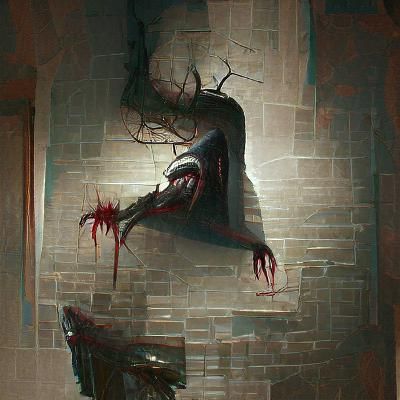 Sinister Fantasy Figure in Dramatic Lighting