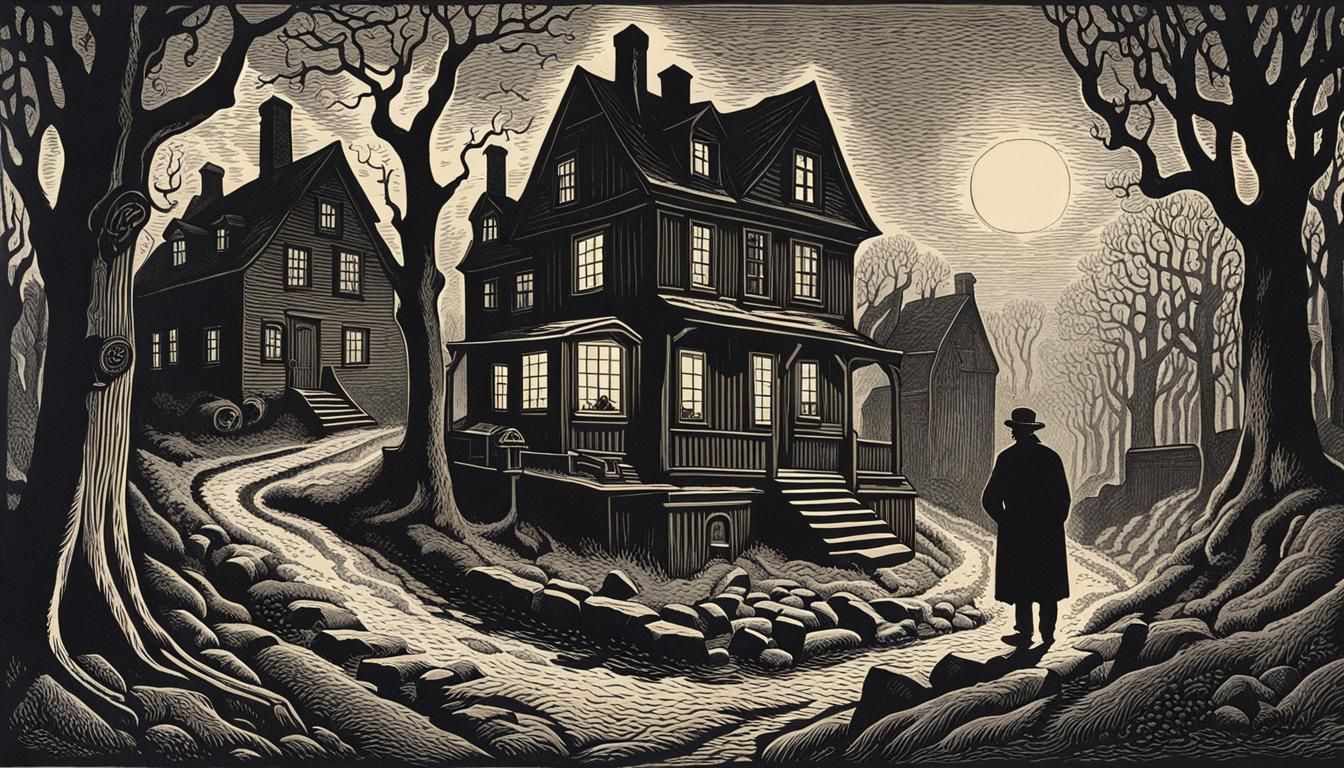 Eichenberg's Wood Engraving: Mystery of Marie Rogêt