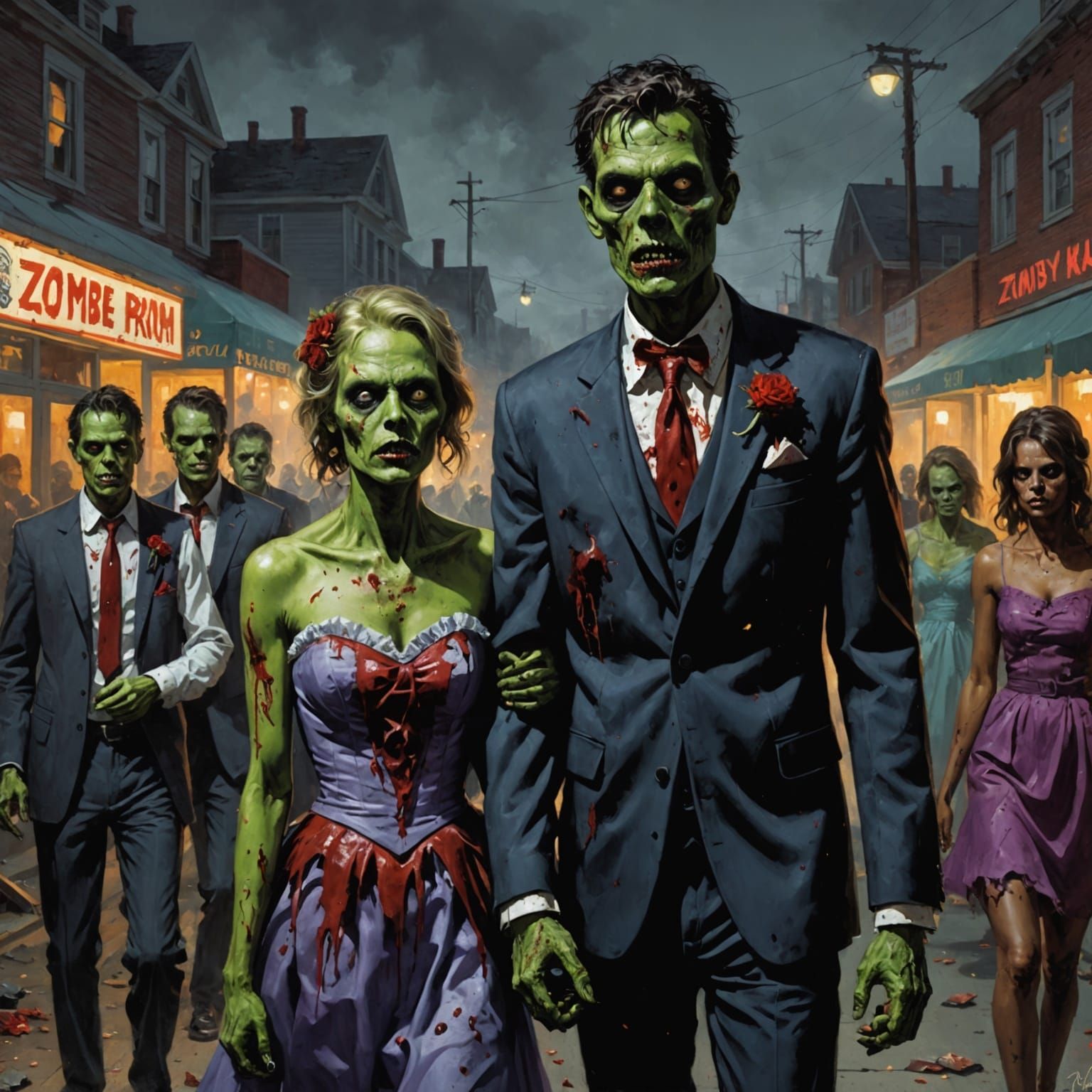 Zombie Prom Night in Sinister Style