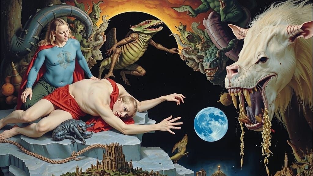 Surreal Dark Fantasy of Paradoxical Realities