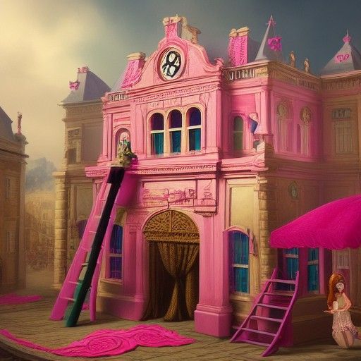 Barbie Dream Guillotine Playset in Rococo Style