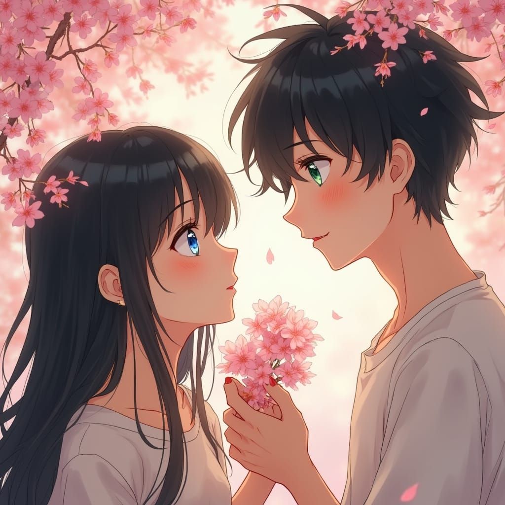 Tender Anime Moment of Youthful Love