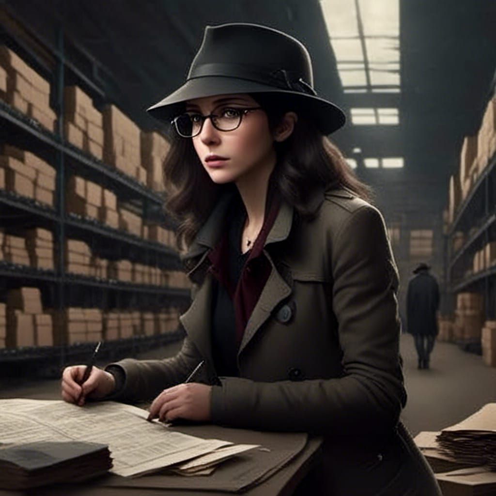 Private Investigator Searches Warehouse: Digital Matte Paint...