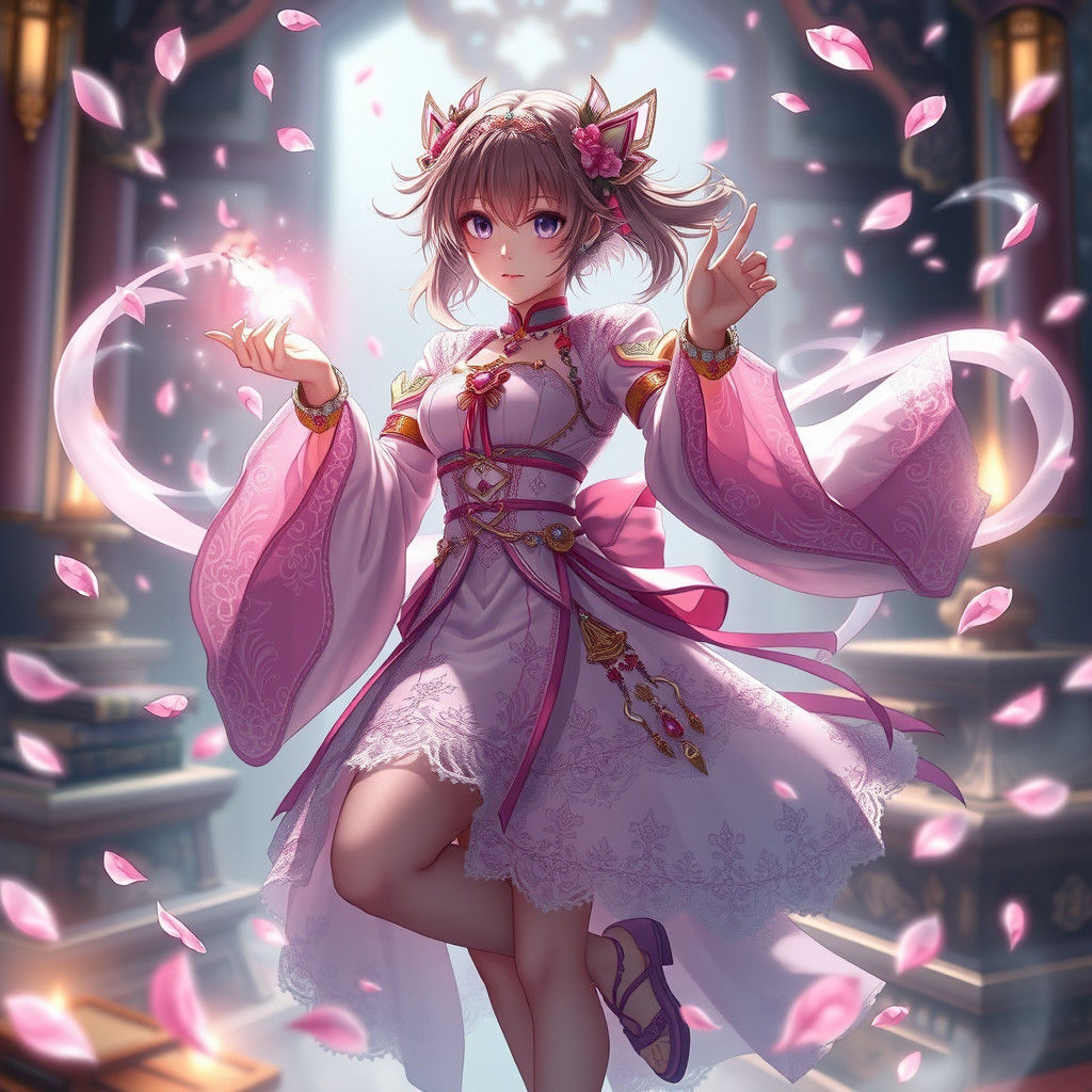 Aki from Cardcaptor Sakura: Digital Painting Concept Art