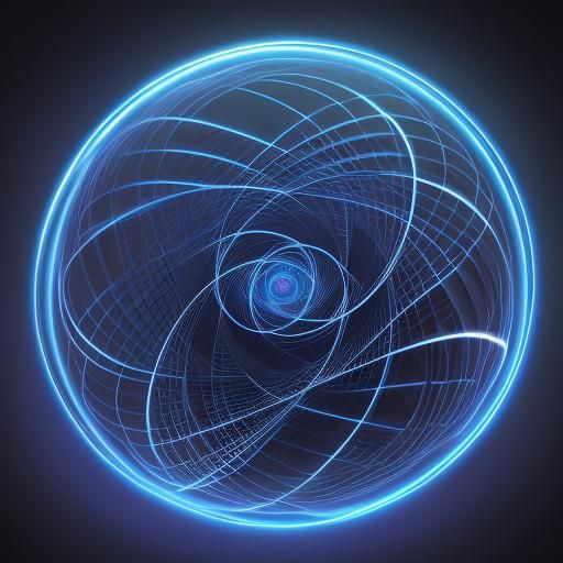 Detailed Matte Painting of Lissajous Curves