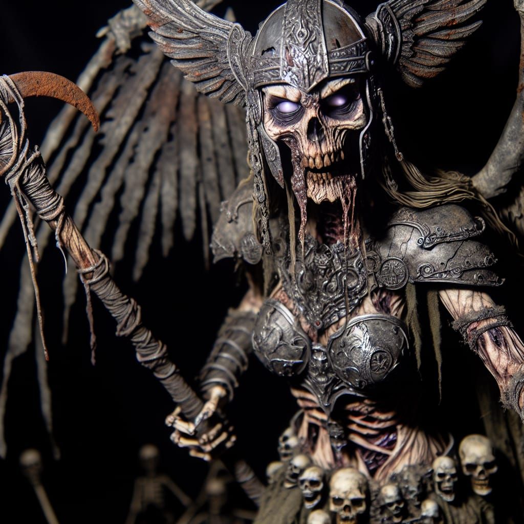 Macabre Zombie Valkyrie on Battlefield