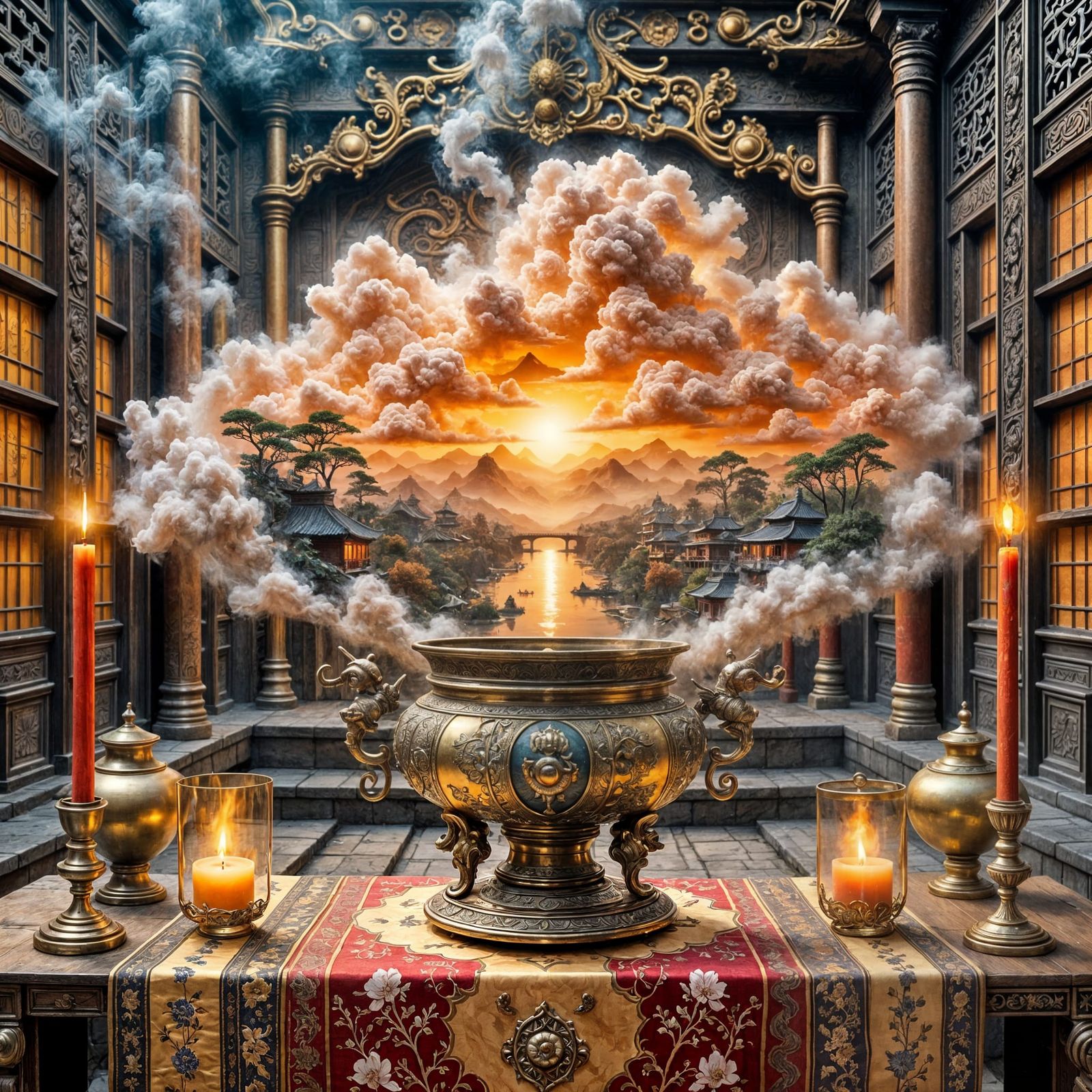 Incense Smoke as Sacred Offering