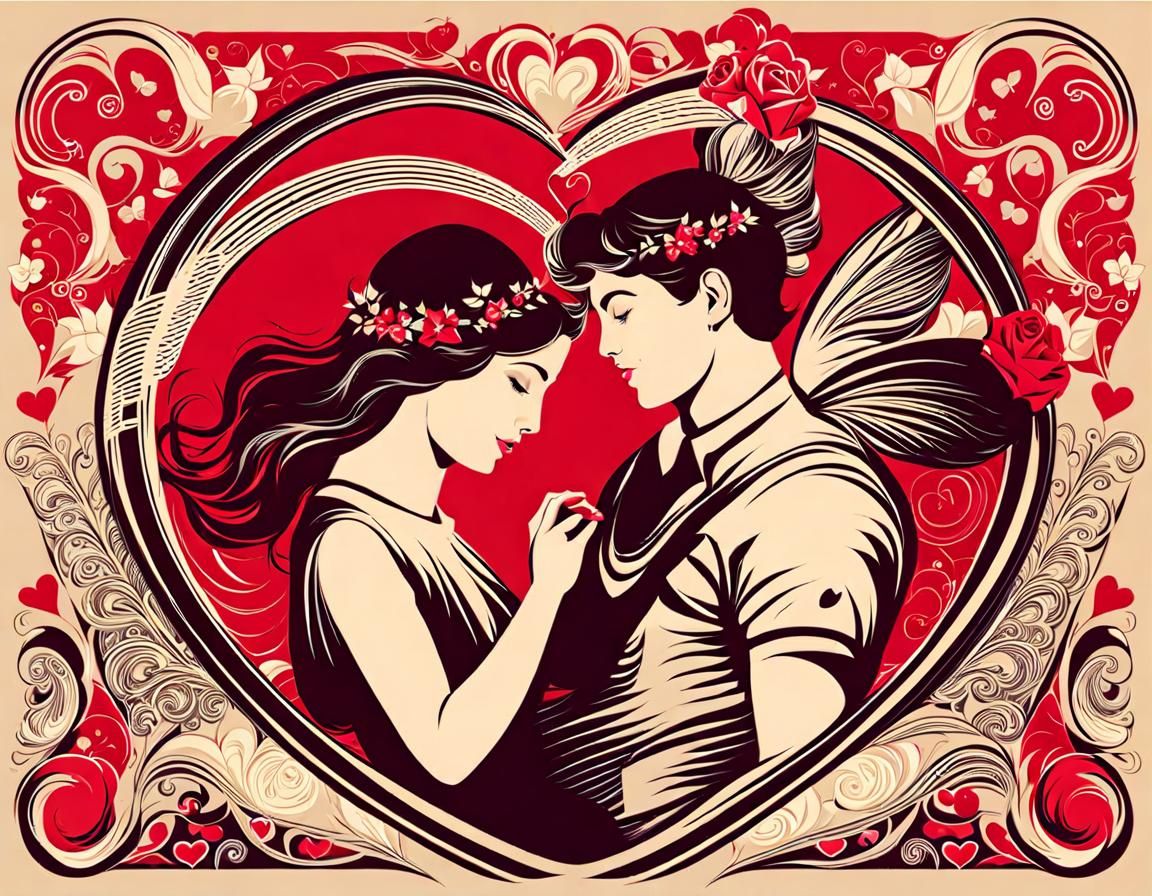 Cupid Guides a Young Couple's Romance