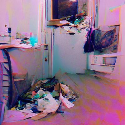 Apartment Interior: Isolation and Mental Health
