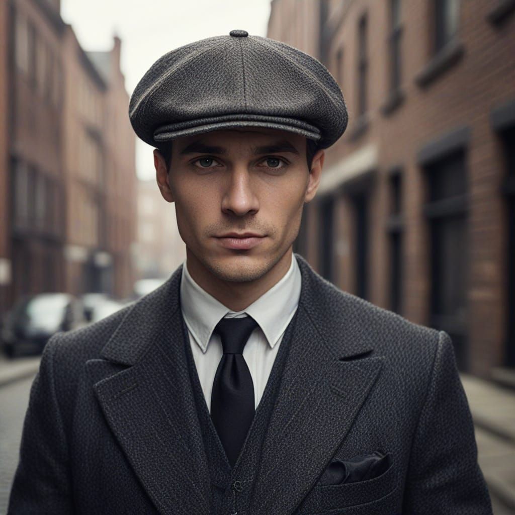 1920s Gangster Portrait in Cinematic Lighting