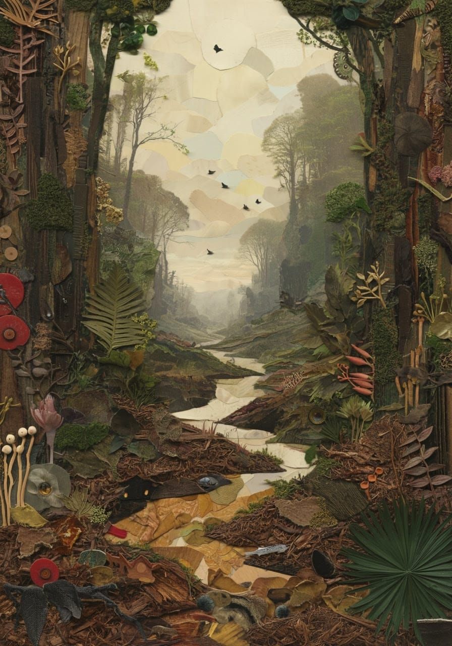 Mulchy Exotic Chipboard Landscape