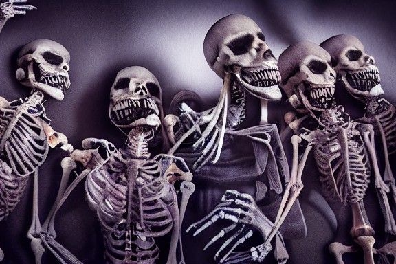 Skeletons Take a Group Selfie