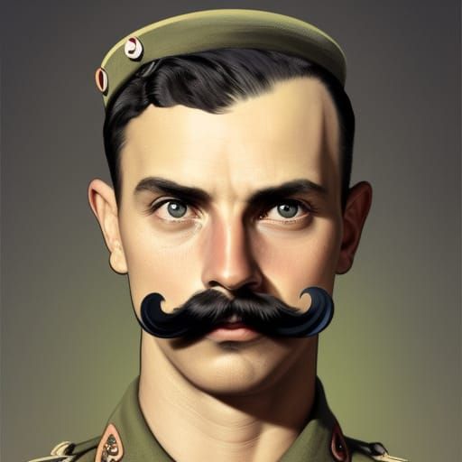 1960 Soldier´s mustache