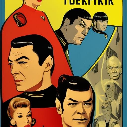 Vintage Star Trek Graphic Design