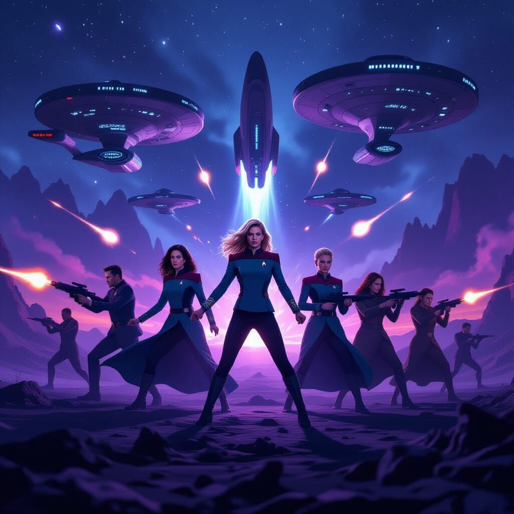 Star Trek Heroines Emerge from Cosmic Darkness