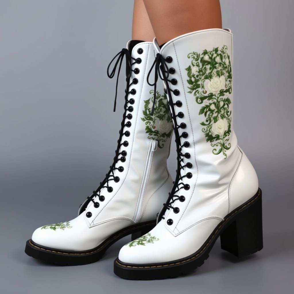 Elegant Woman in Tuxedo Boots, Unfinished Sympathy