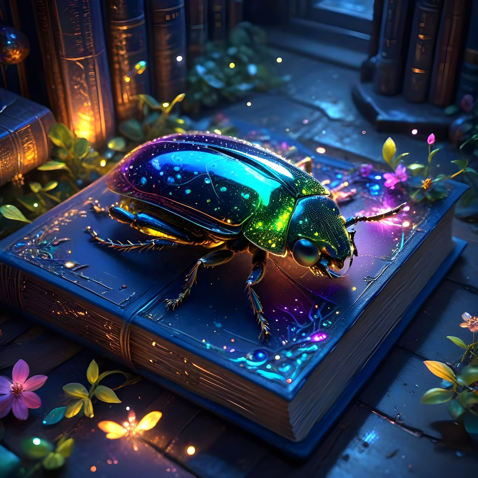 Ethereal Jewel Beetle Discovers Forgotten Library