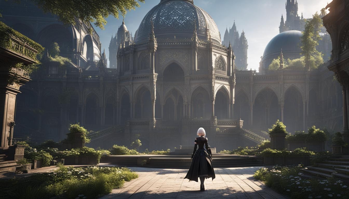 2B NieR Automata Portrait in Unreal Engine 5