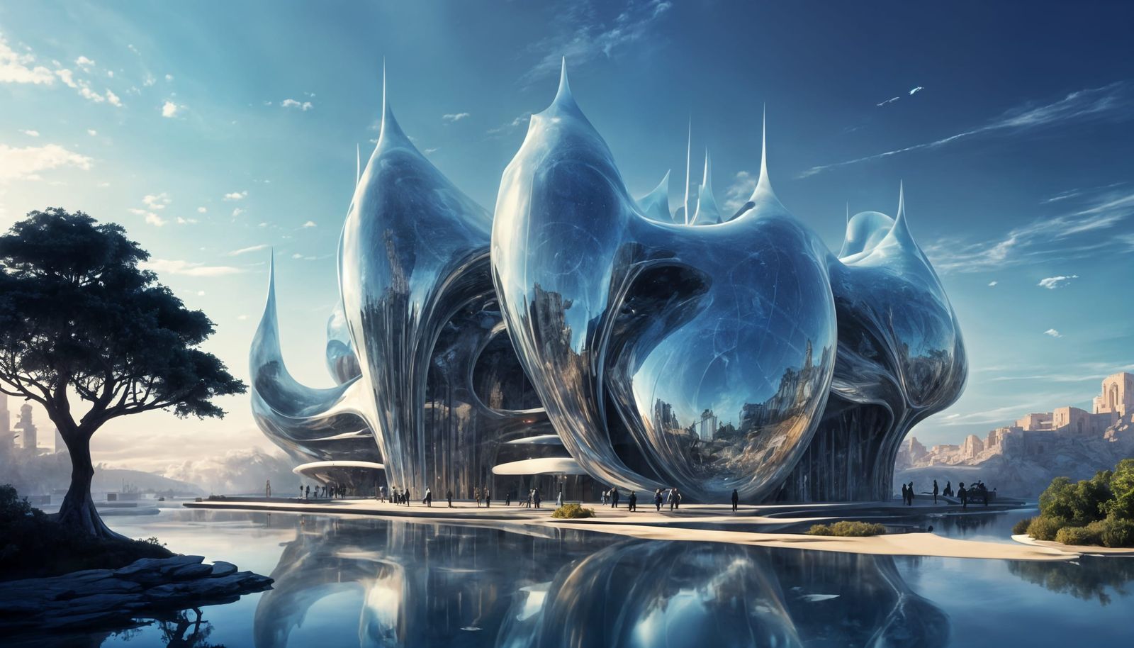 Ethereal Glass Museum in Mid-Air, Inspired by Venetian Herit...