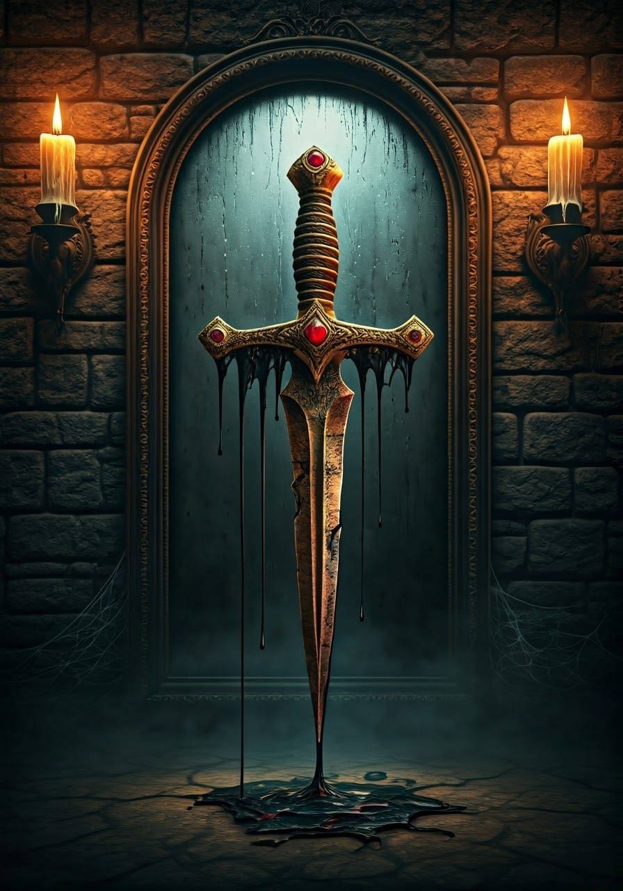 Cursed Dagger that Oozes Black Ichor