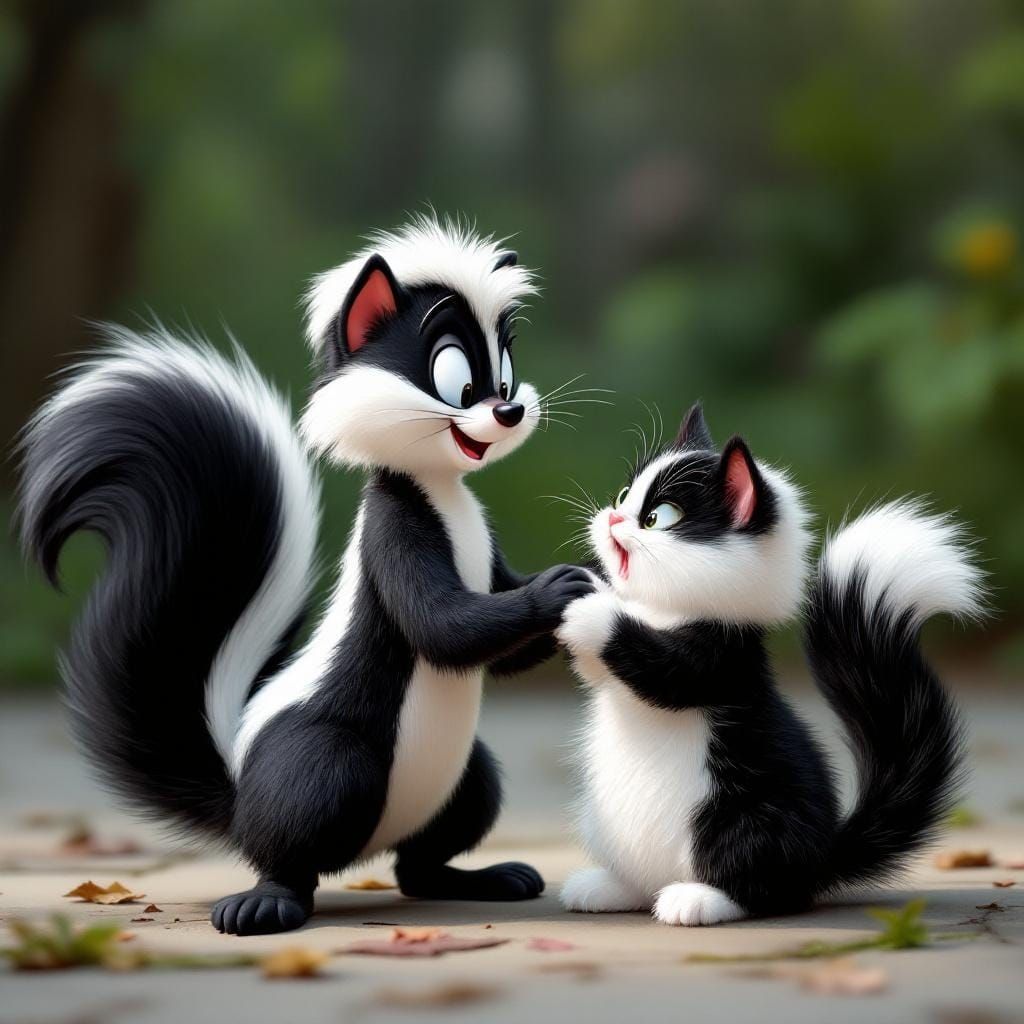 Looney Tunes Pepe’ Le Pew skunk looking very handsome:: chat...