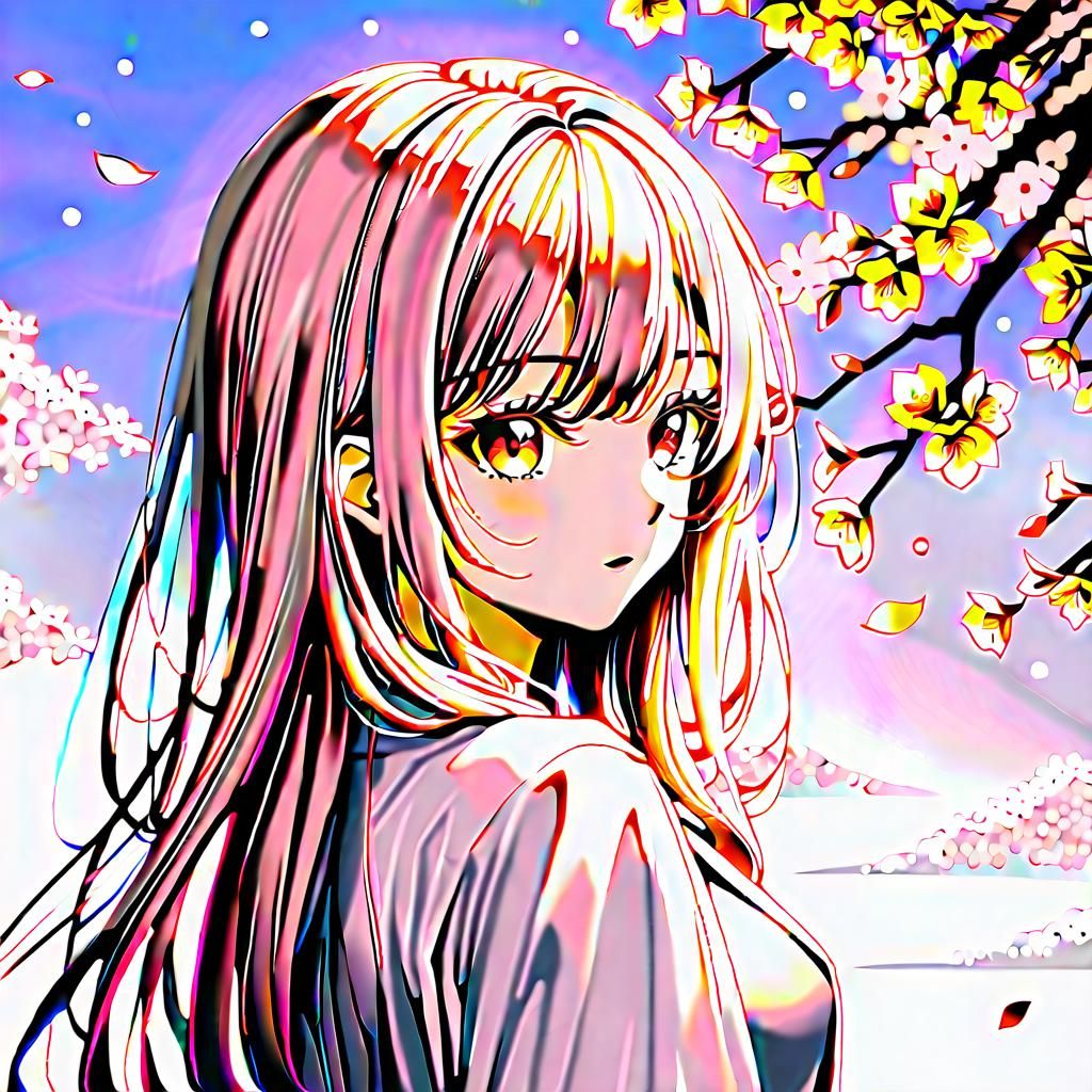 Peach Blossoms Beauty: A Princess in Bloom