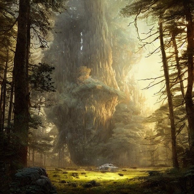 Surreal Dreamscape by Shishkin, Martinière, and Lewandowski