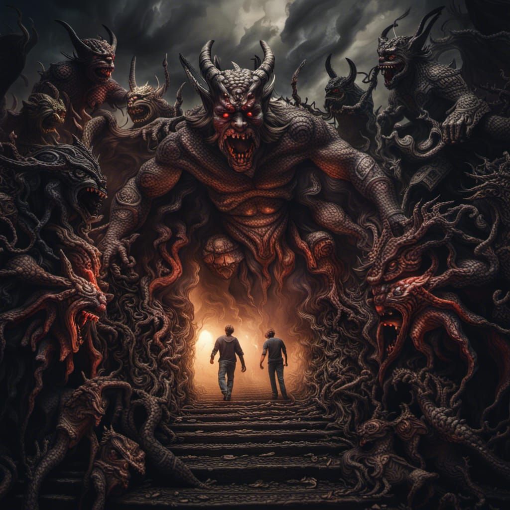 Demons Enter Our World: Hyperrealistic Rendering