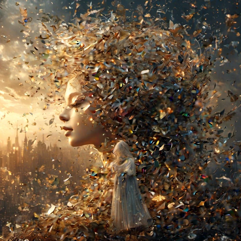 AI-Generated Portrait with Exquisite Painting Style