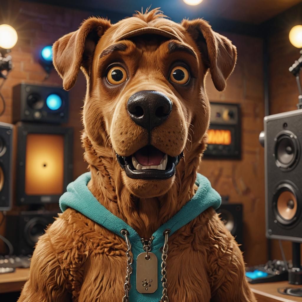 Rap God Scooby Doo in the Studio