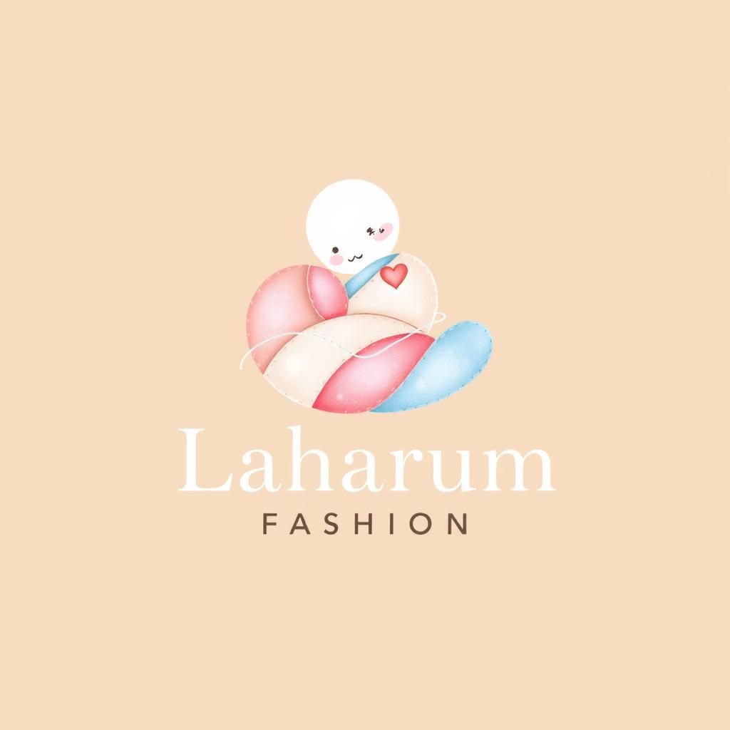 Elegant Logo for Laharum Baby Fashion Brand