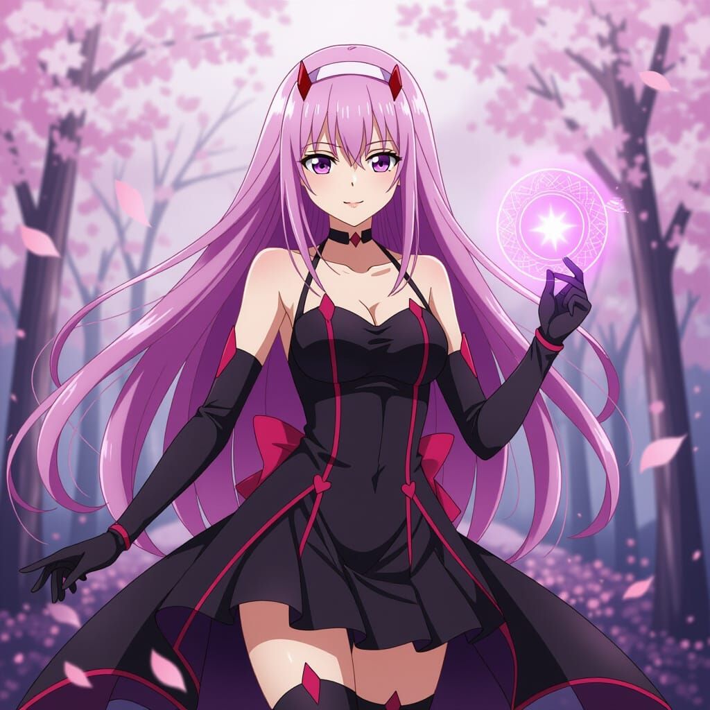 Zero Two as Black Princess: Darling in the Franxx