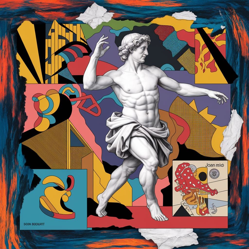 Dreamlike Chiaroscuro Meets Cubist Geometric Fragmentation