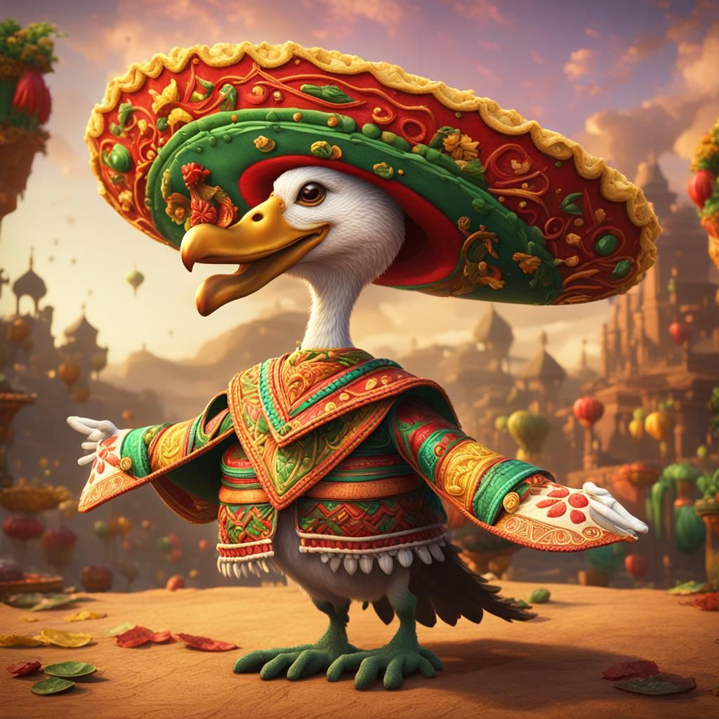 Goose Ready for Taco Tuesday Fiesta