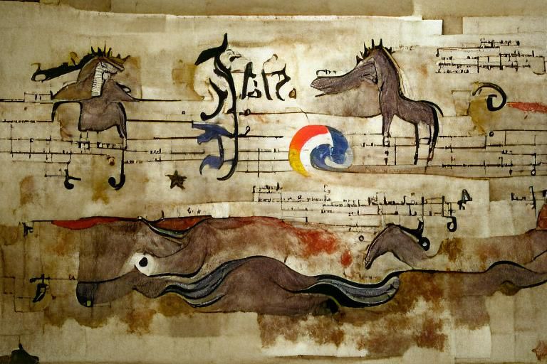 Starry Storm at Sea: Medieval Manuscript Art