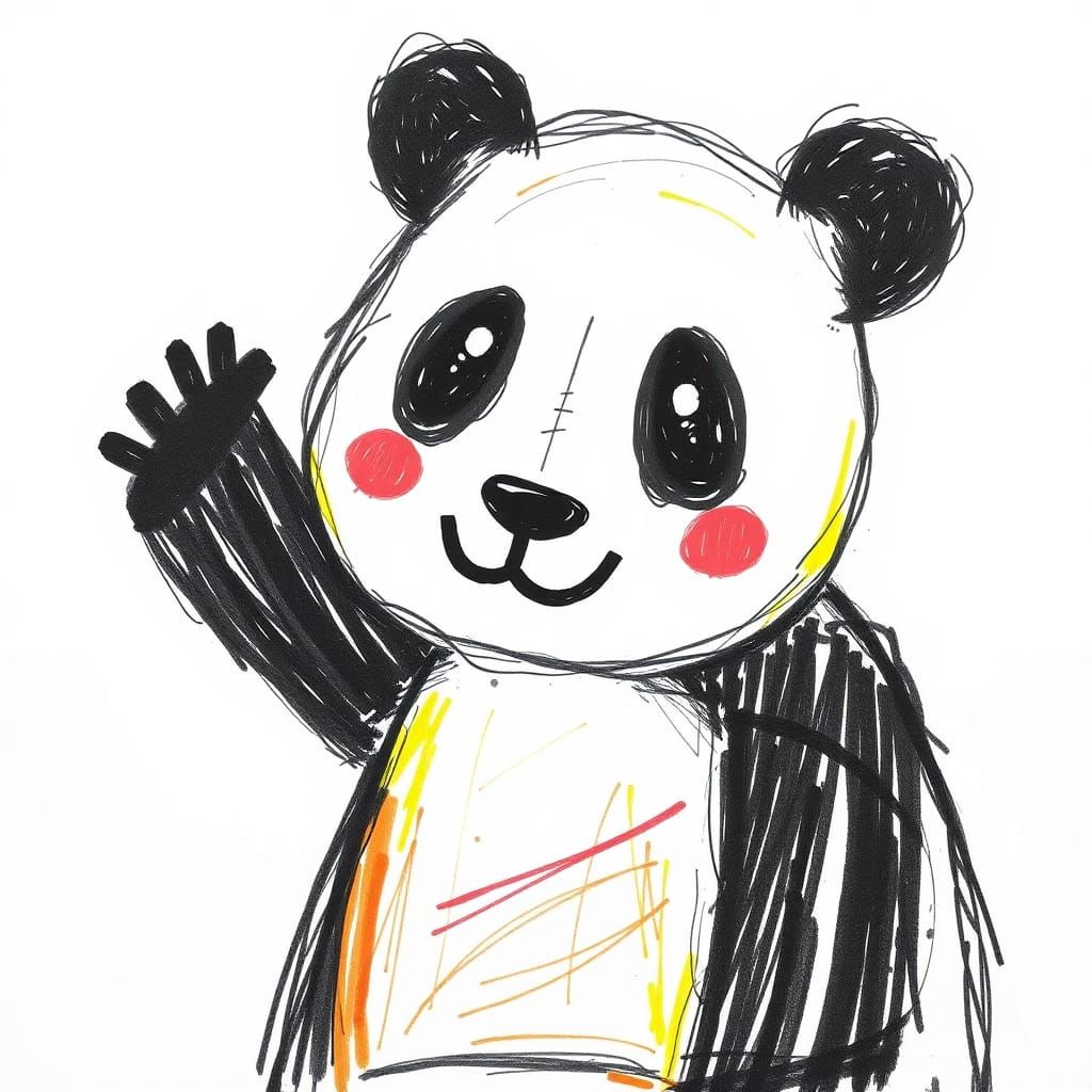 Poorly drawn Panda
