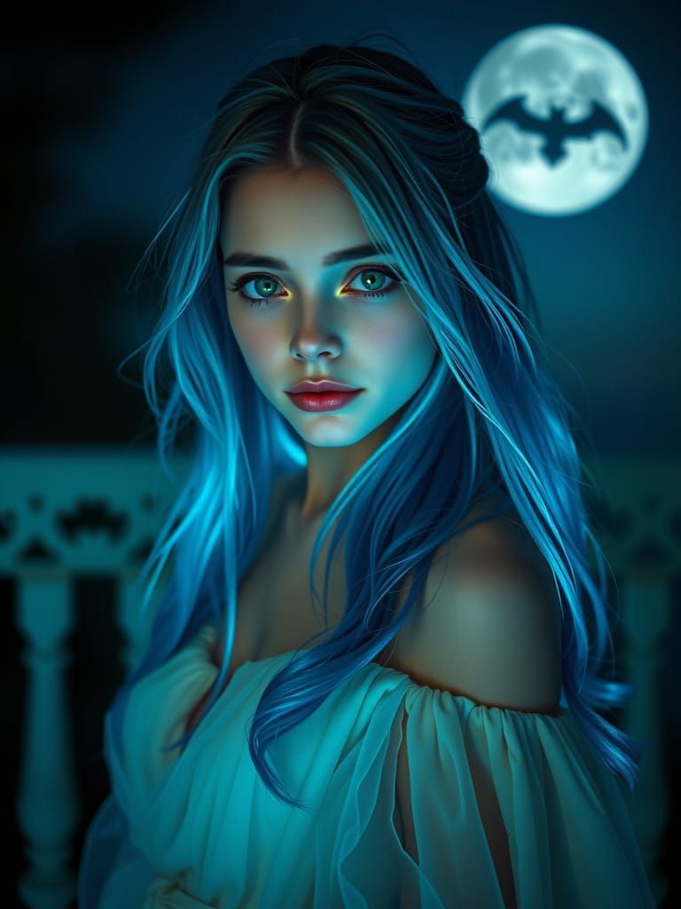 mysterious young woman