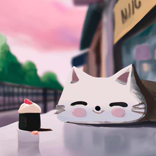 Cute Sushi Cat