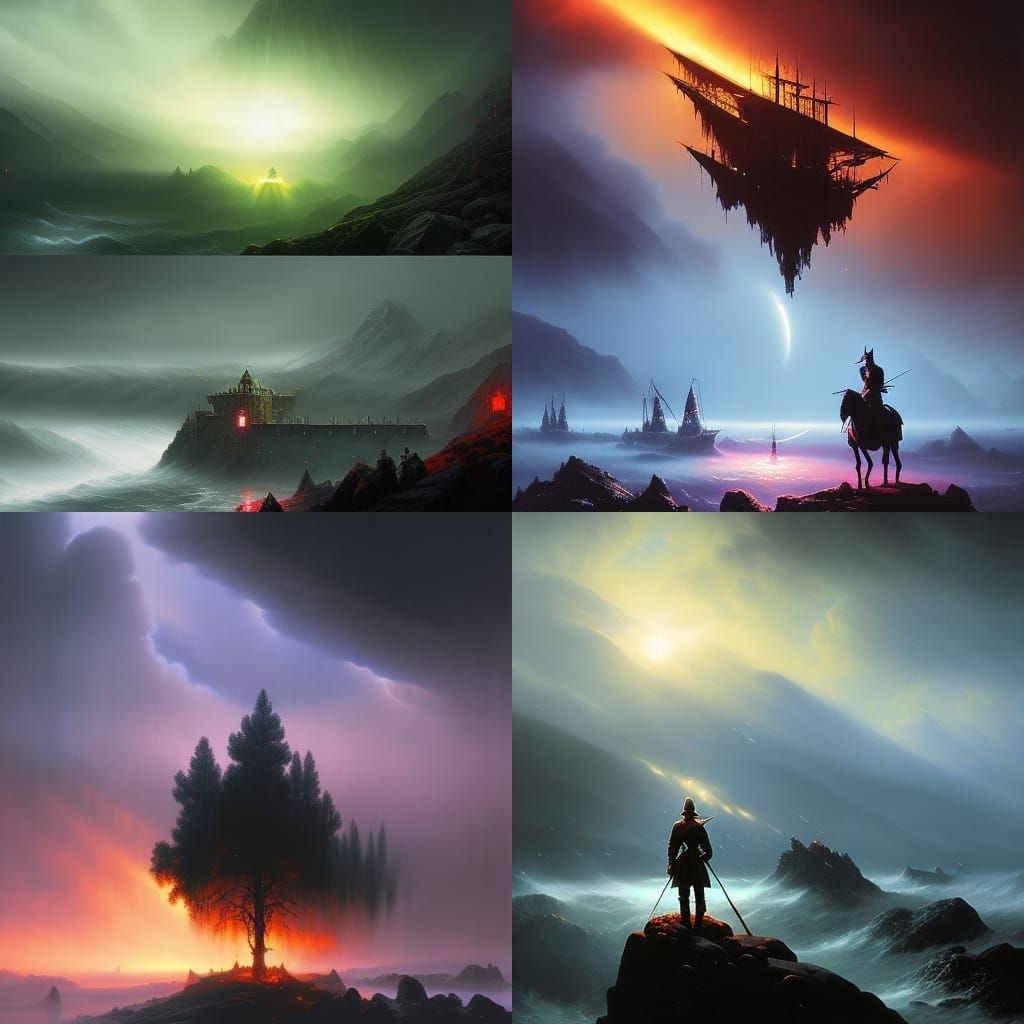 Dark Fantasy Revenge Concept Art in 8K