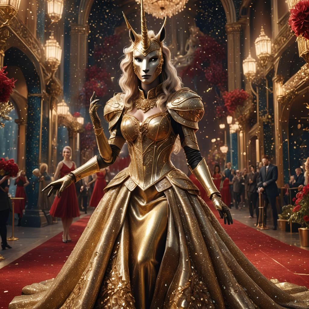 Hollywood Unicorn on the Red Carpet